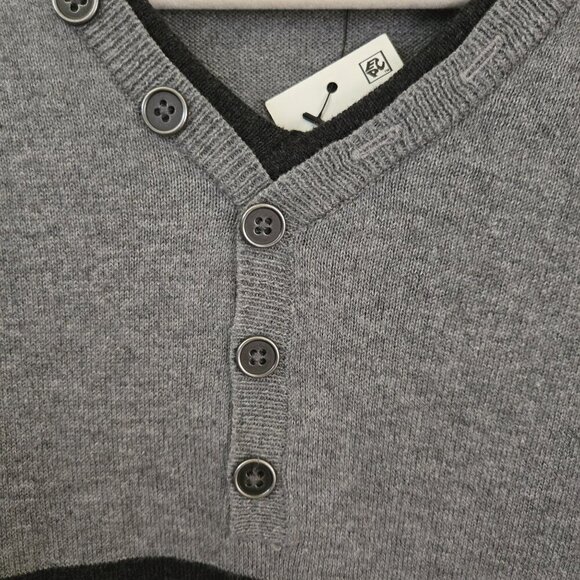 INC International Concept NWT Striped Sustainable Lightweight Sweater Size L - Picture 3 of 5